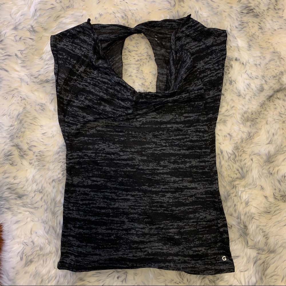 Small gray G by Guess tank top open back small
